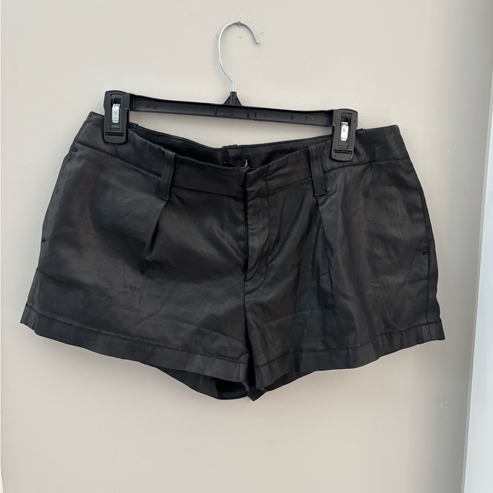 7 for Mankind Leather Shorts